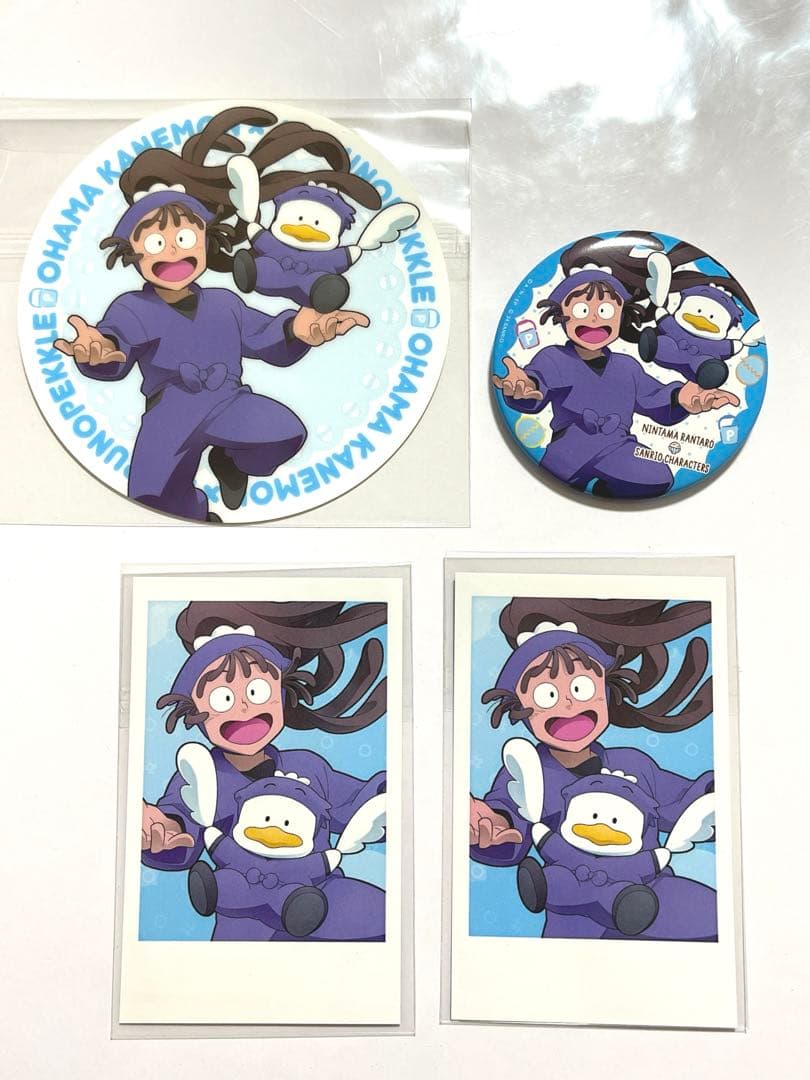 忍たま乱太郎　忍たま　サンリオ　缶バッジ　ぱしゃこれ　コースター　尾浜勘右衛門