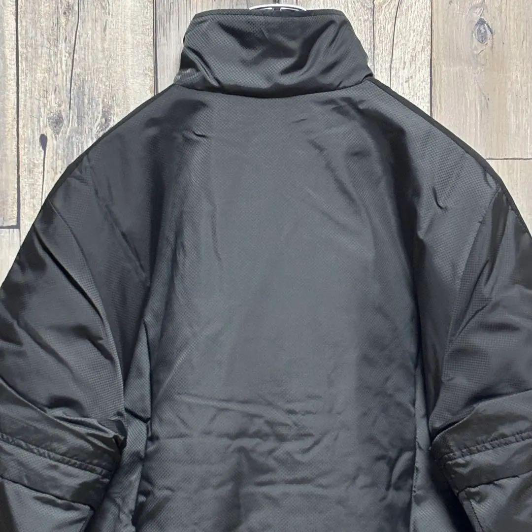 ルコックスポルティフ　ジャケット　中綿　ヒートナビ　撥水　ビックロゴ　ブラック