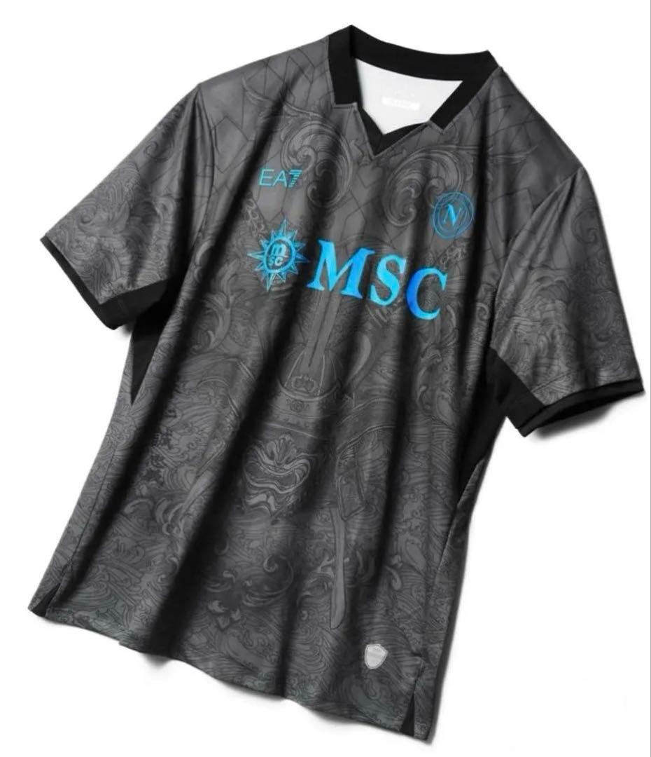 新品タグ付き 正規品 24/25 ナポリ EA7 3rd ユニフォームLサイズ