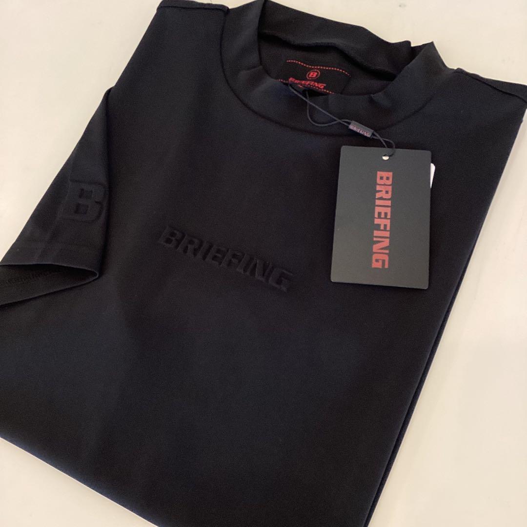 新作　BRIEFING MINI 3D LOGO HIGHNECK ブラックM