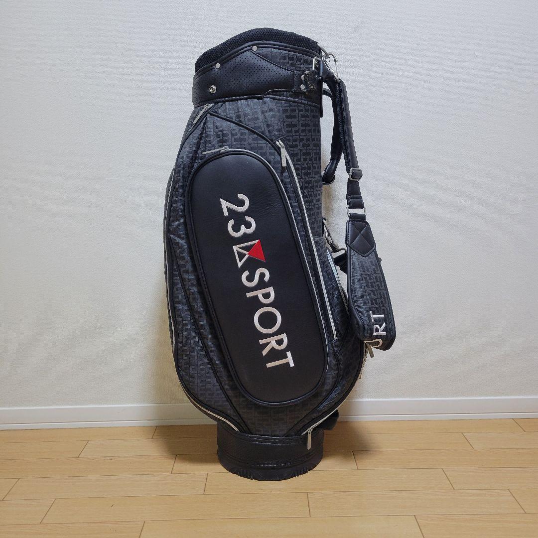 23区GOLF キャディバッグ ゴルフバッグ ブラック