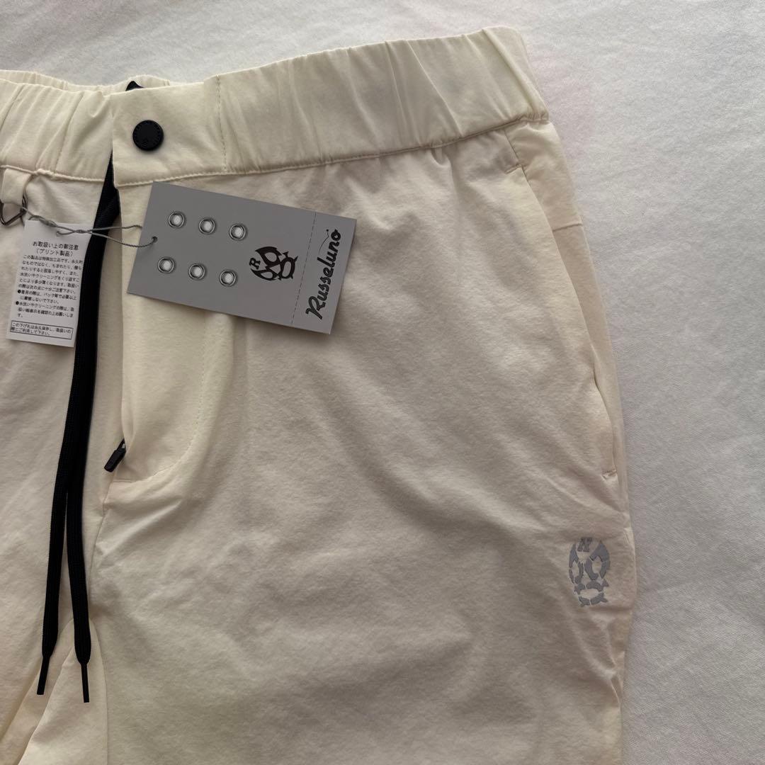 ラッセルノ　ジョガーパンツ　白　オフホワイト　アイボリー　4 M 春夏　ドライ
