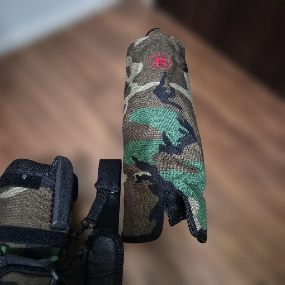 BRIEFING 迷彩 キャディバッグ スタンド付き