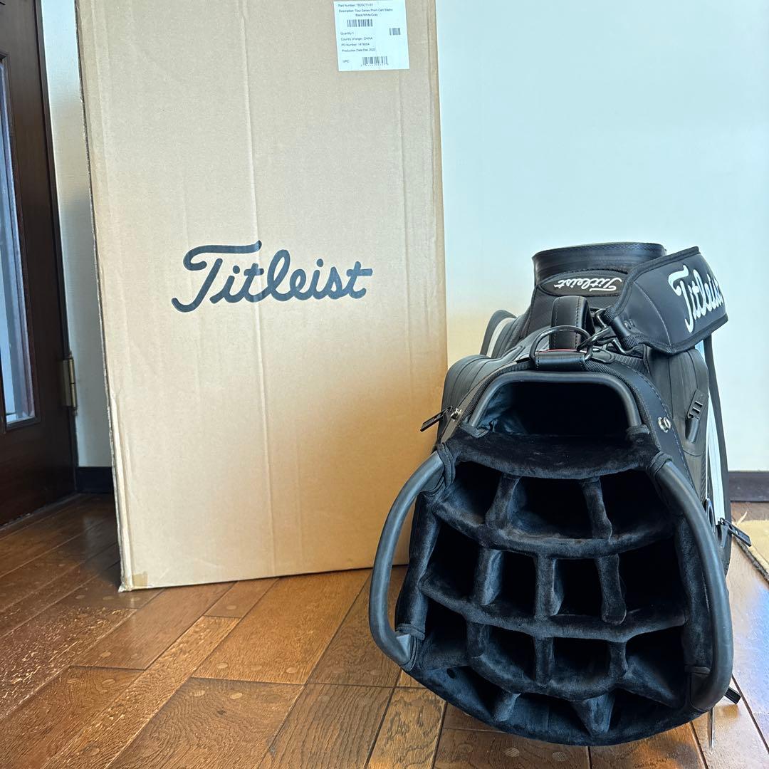 Titleistプレミアム　キャディバッグ　15分割　カートバッグ