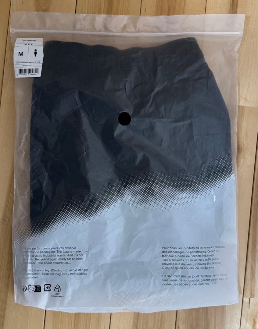 【値下げ】On Court Shortsブラック Mサイズ 新品未使用品