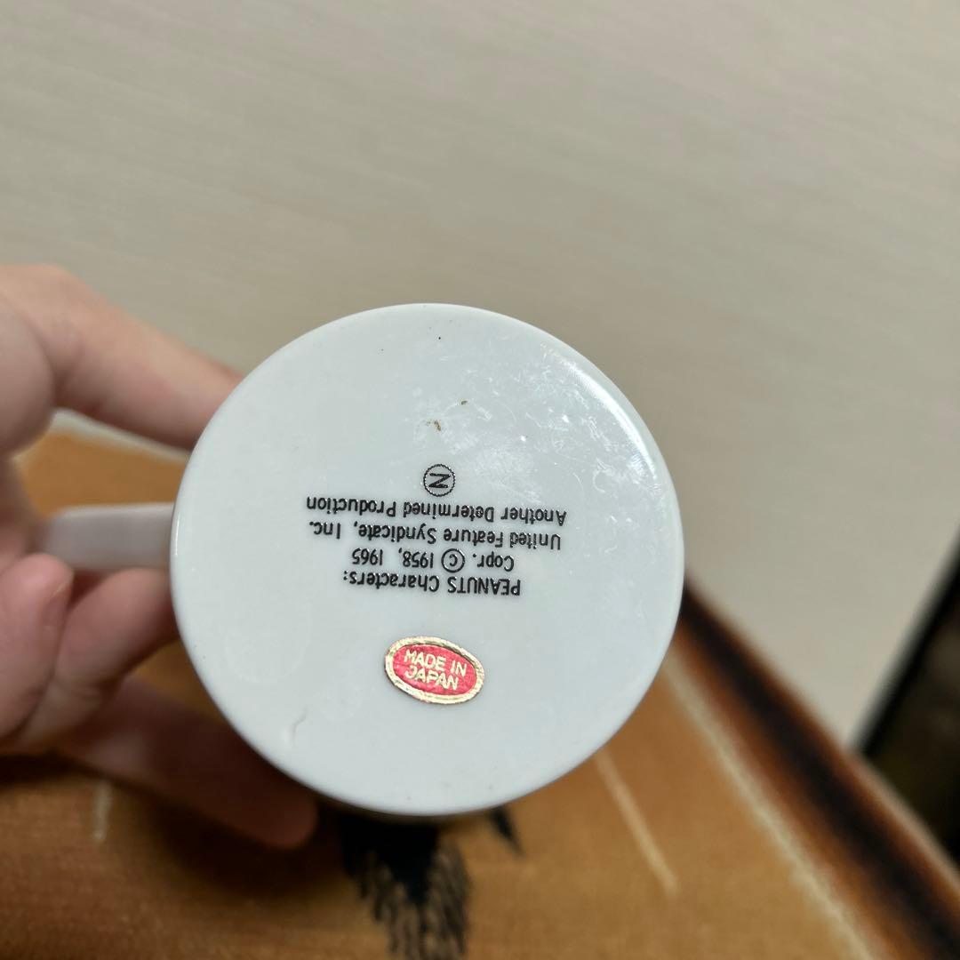 ビンテージスヌーピーマグ　スペシャル アンティーク食器　ビンテージ食器