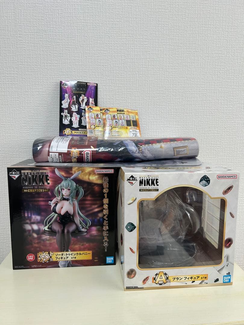 一番くじ　勝利の女神　NIKKE ニケ　A賞　ブラン、ラストワン賞　ソーダ、他