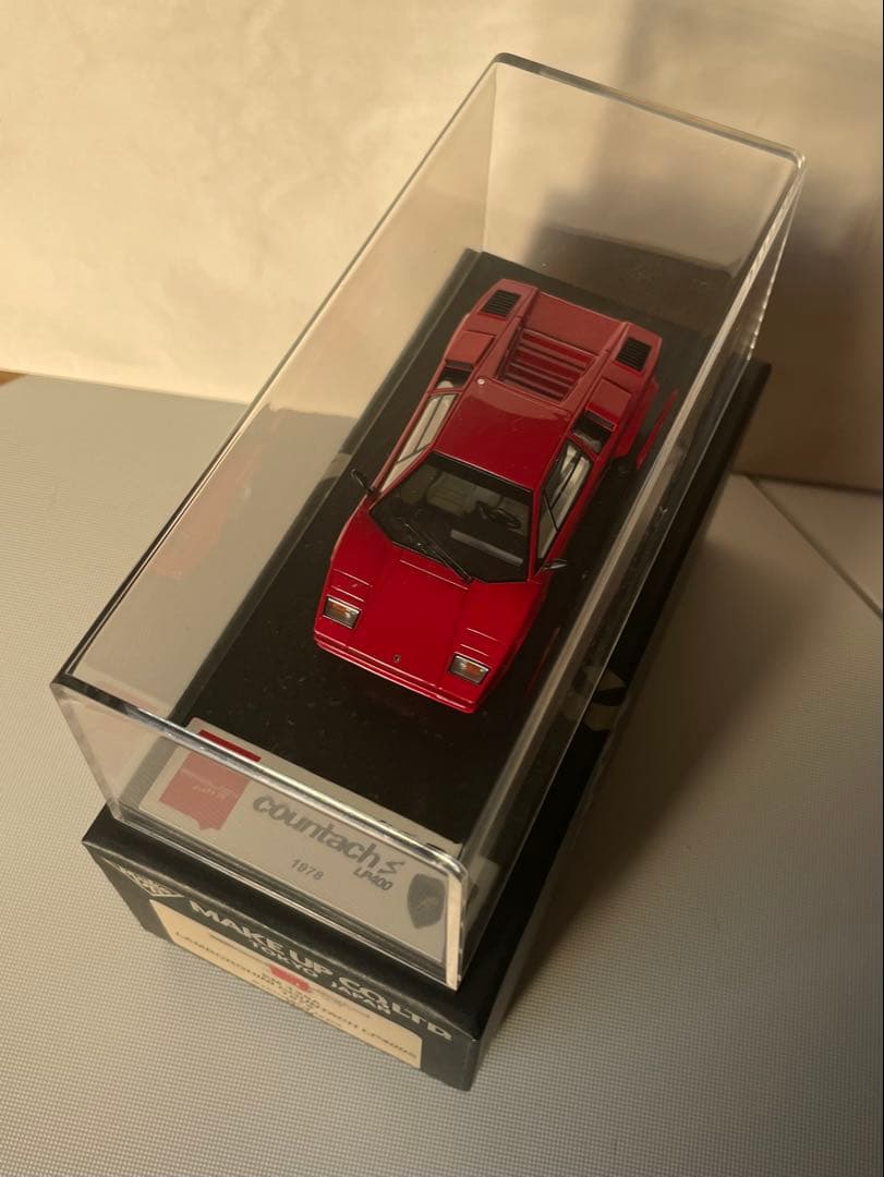 メイクアップ　ランボルギーニ　カウンタック　LP400S 1978 赤