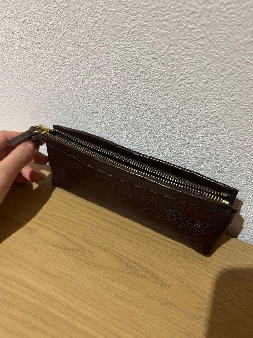 【新品】イルビゾンテ　レザーペンケース