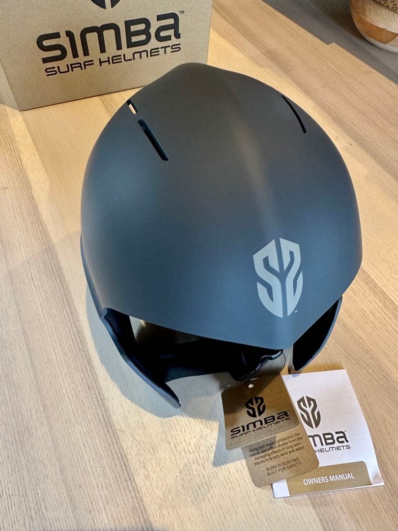 サーフィン・ボディボード Simba marine sport helmet- Black Size M