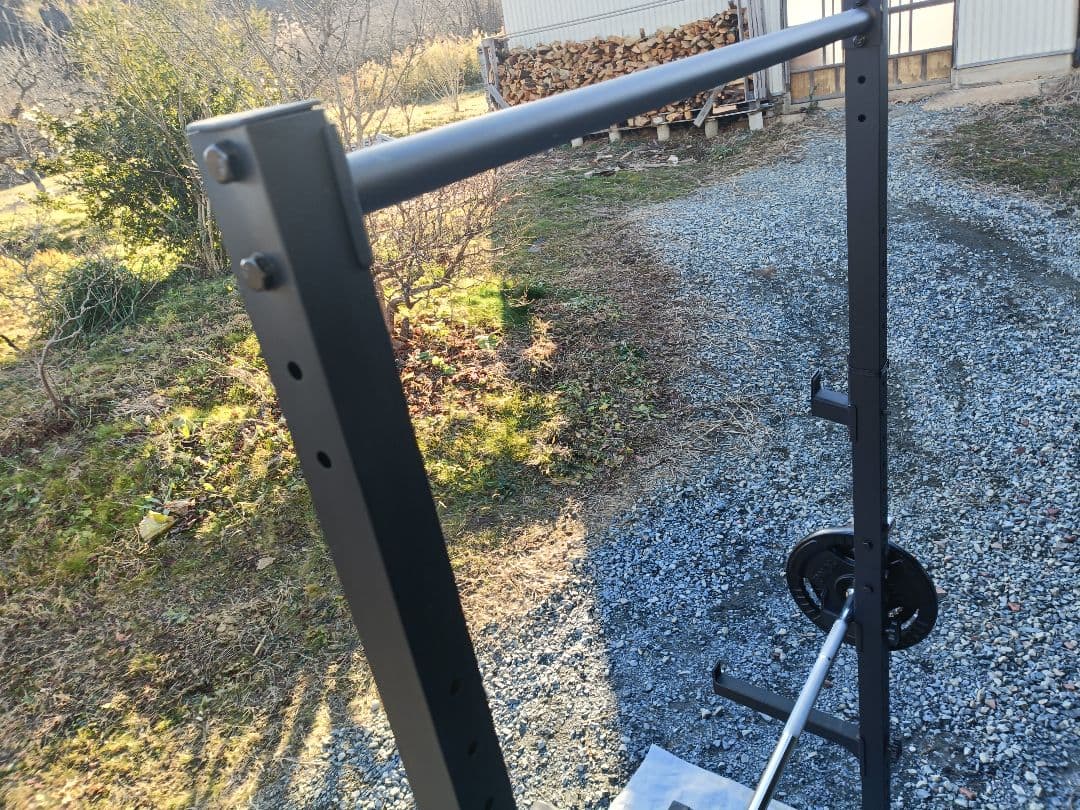 ラック型 懸垂マシン　アイアンバーベルダンベル98KGセット　トレーニングベンチ