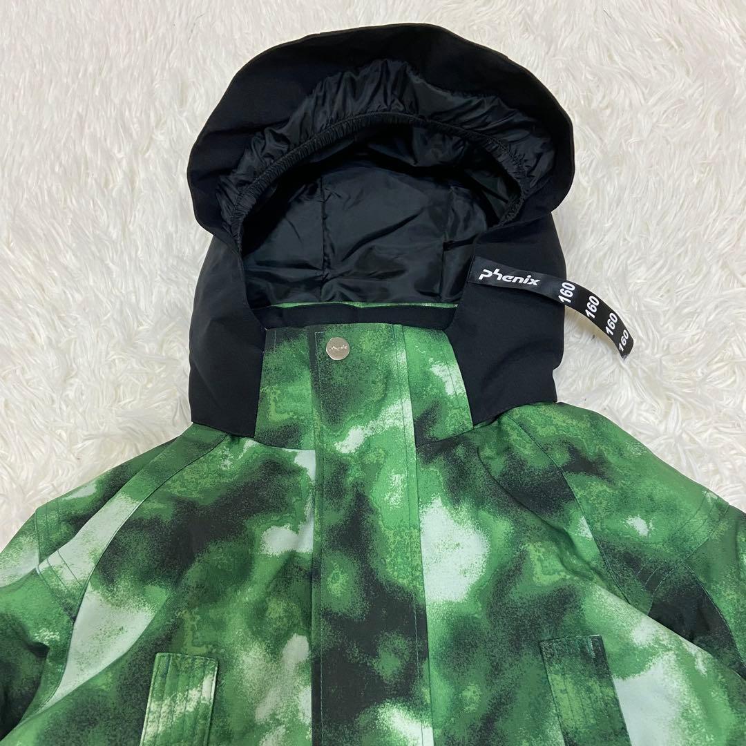 未使用タグ　phenix スキーウエア上下セット 160cm グリーン