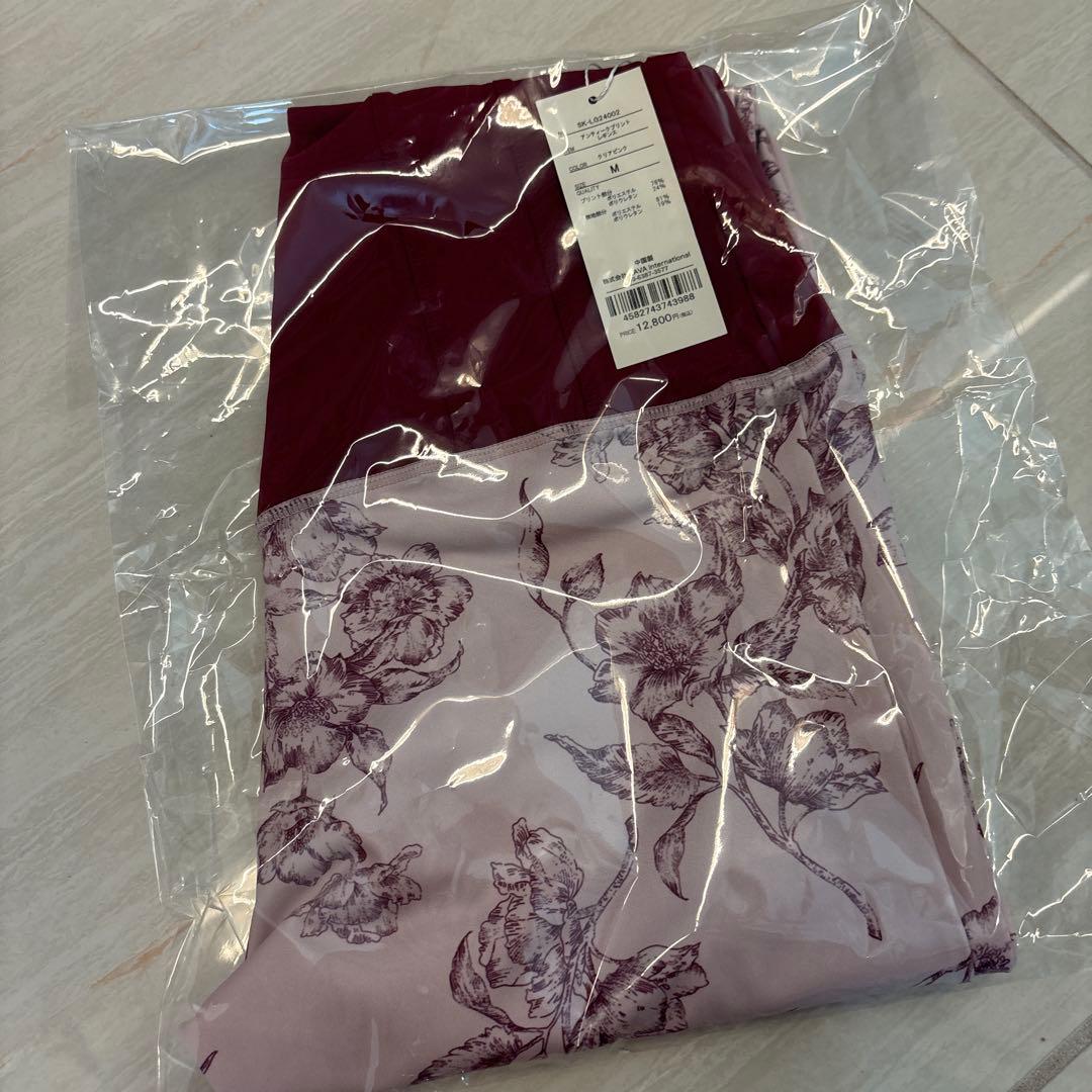 ラバ　LAtVA 花柄ハイウエストヨガパンツ M¥12800