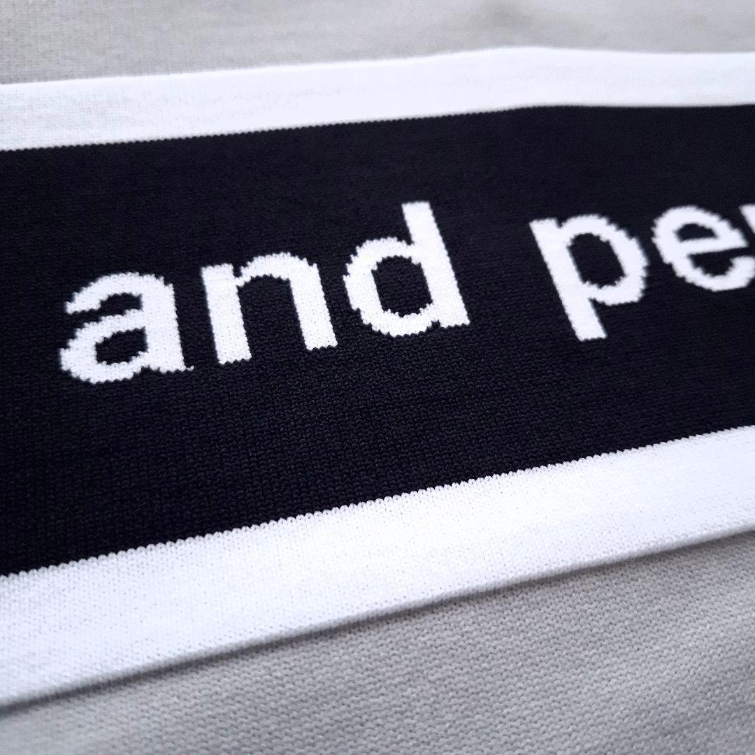 アンパスィand per se ストレッチ ウインドシャッター防風ニットブルゾン