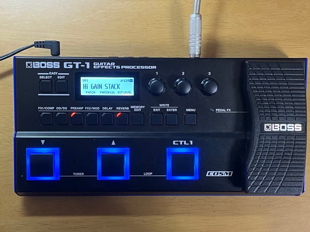 BOSS GT1 純正アダプター付き