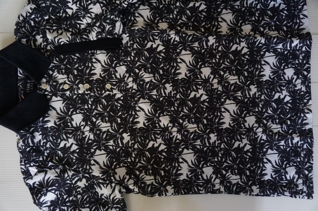 新品　パーリーゲイツ　 アイランドツリー柄 　半袖ポロシャツ　サイズ４