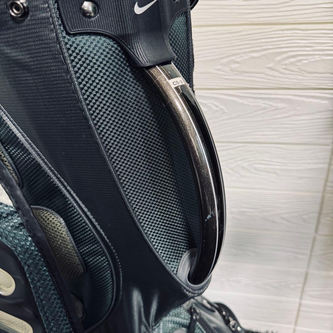 激シブ ナイキ スタンド ゴルフ キャディバッグ 14分割 グリーン 軽量