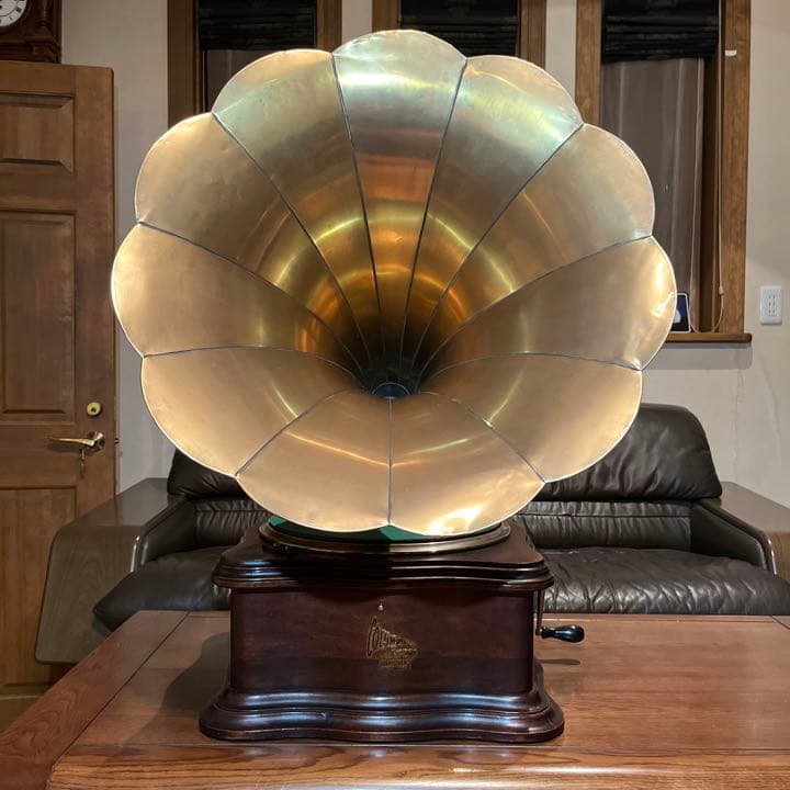 ♫最高峰‼︎ 米国 大型 Columbia MODEL BY ラッパ蓄音機