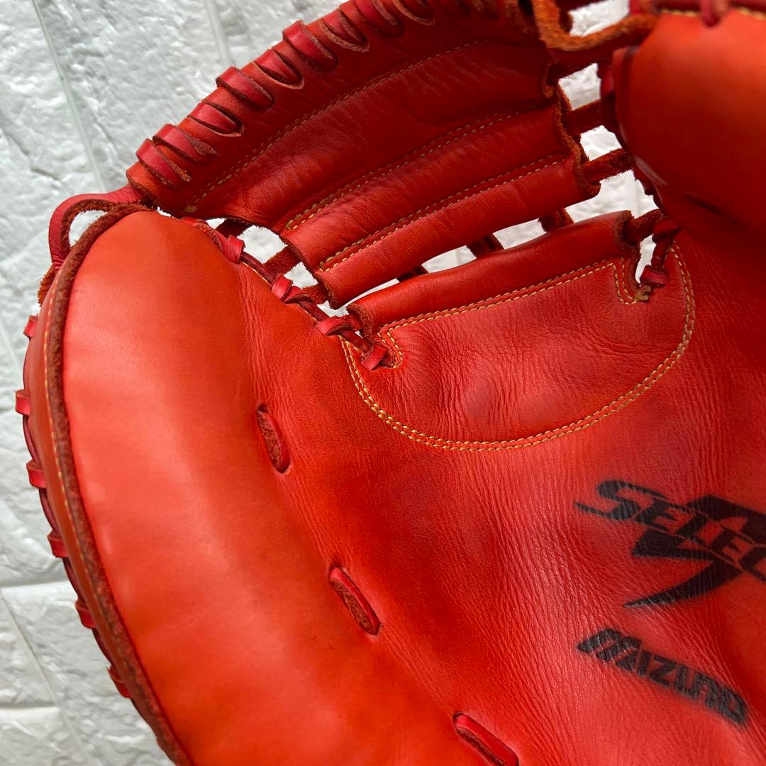 【美品】野球 グローブ 軟式 一般 キャッチャーミット ミズノ セレクト9