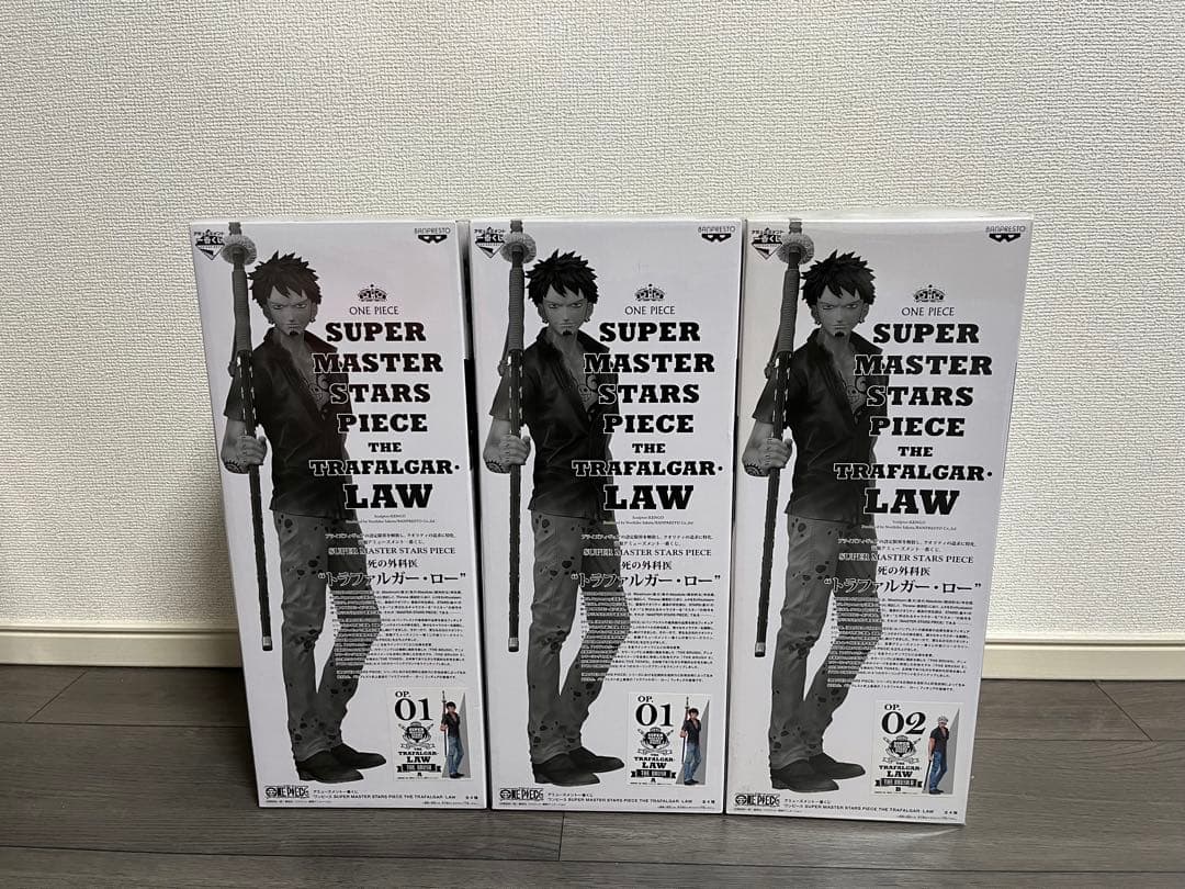 ワンピース　SMSP BWFC エース　ロー A賞 01 B賞 02 C賞 03