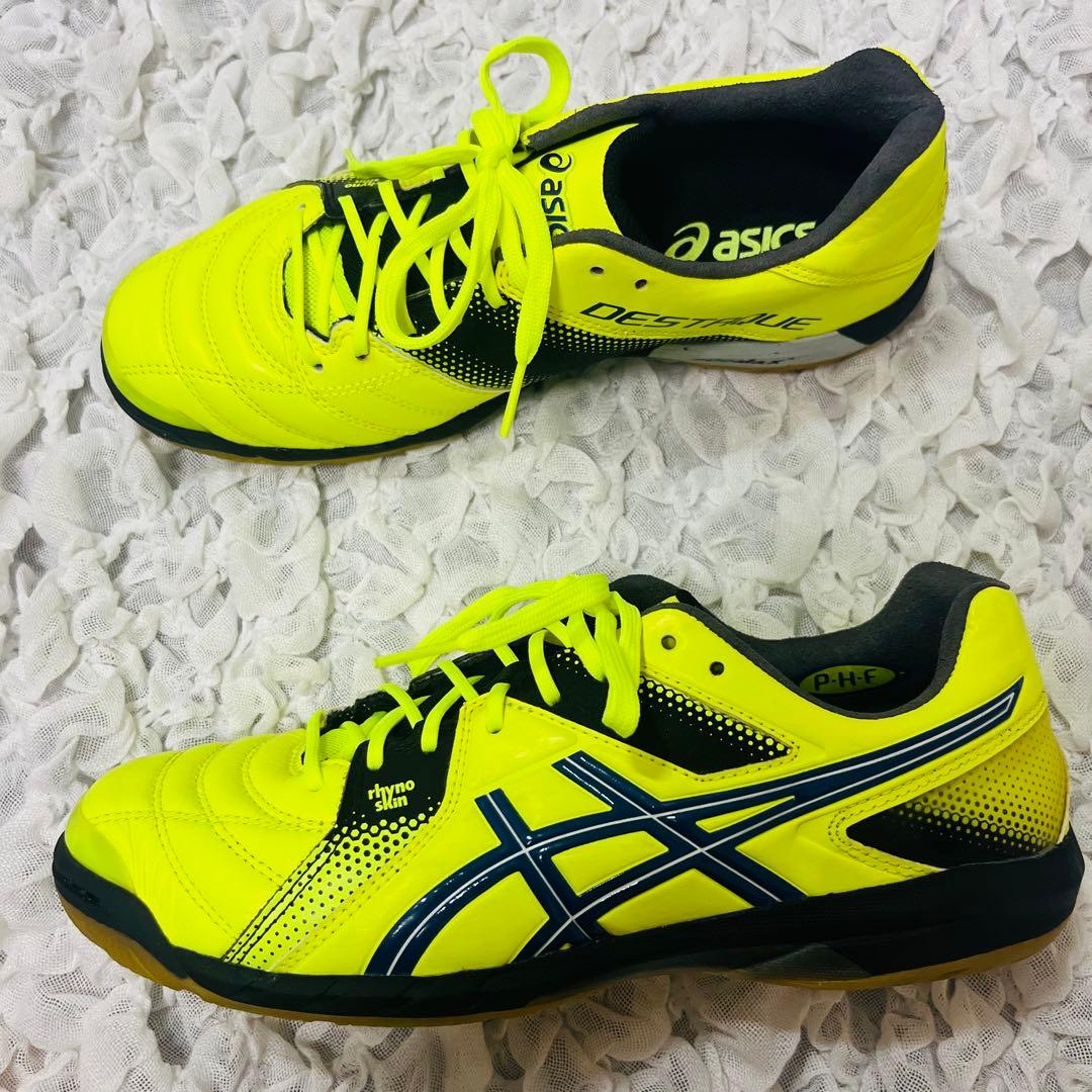 asicsアシックス デスタッキDESTAQUEフットサルシューズ6J 24.5