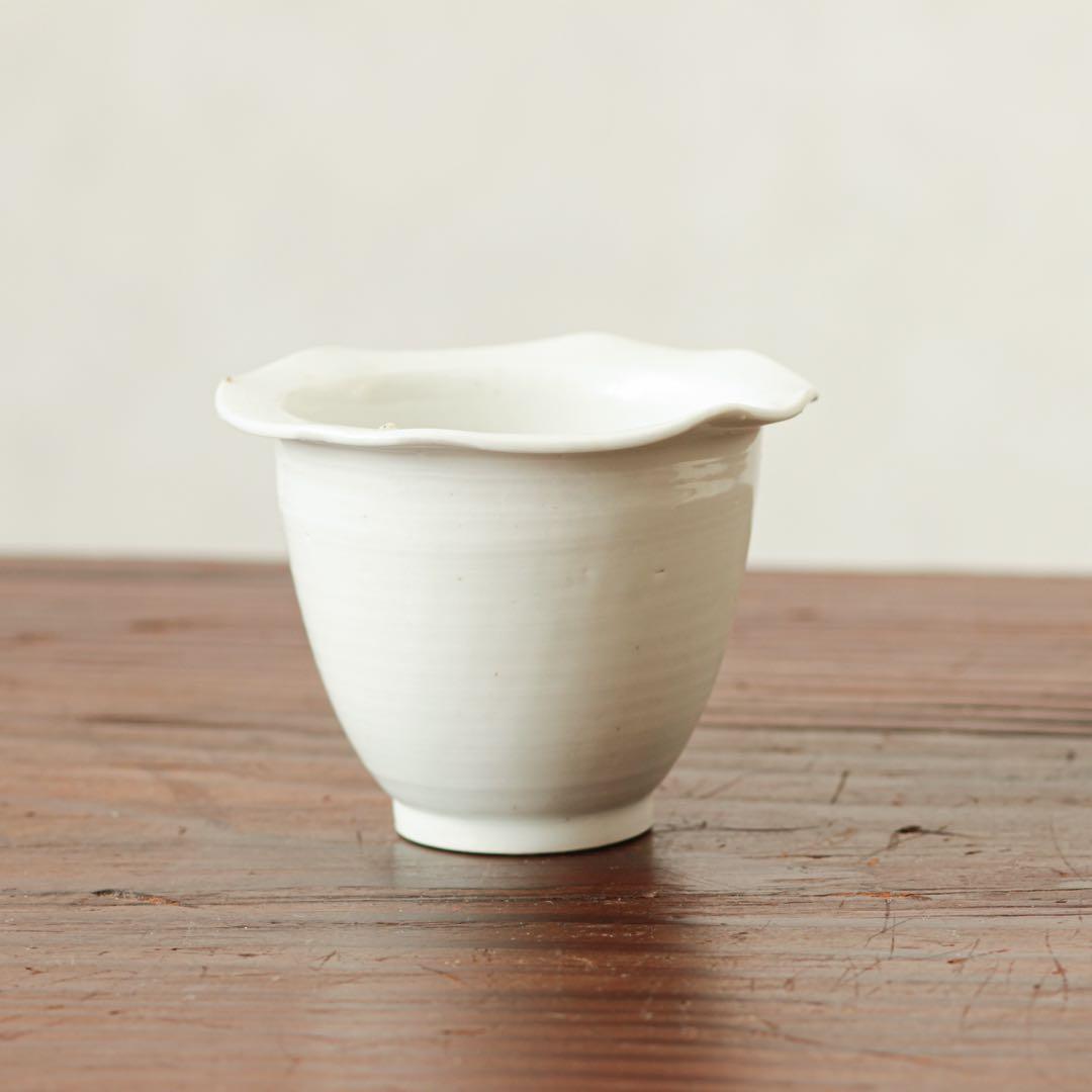 伊万里　古伊万里　江戸　中期　白磁　輪花　向付