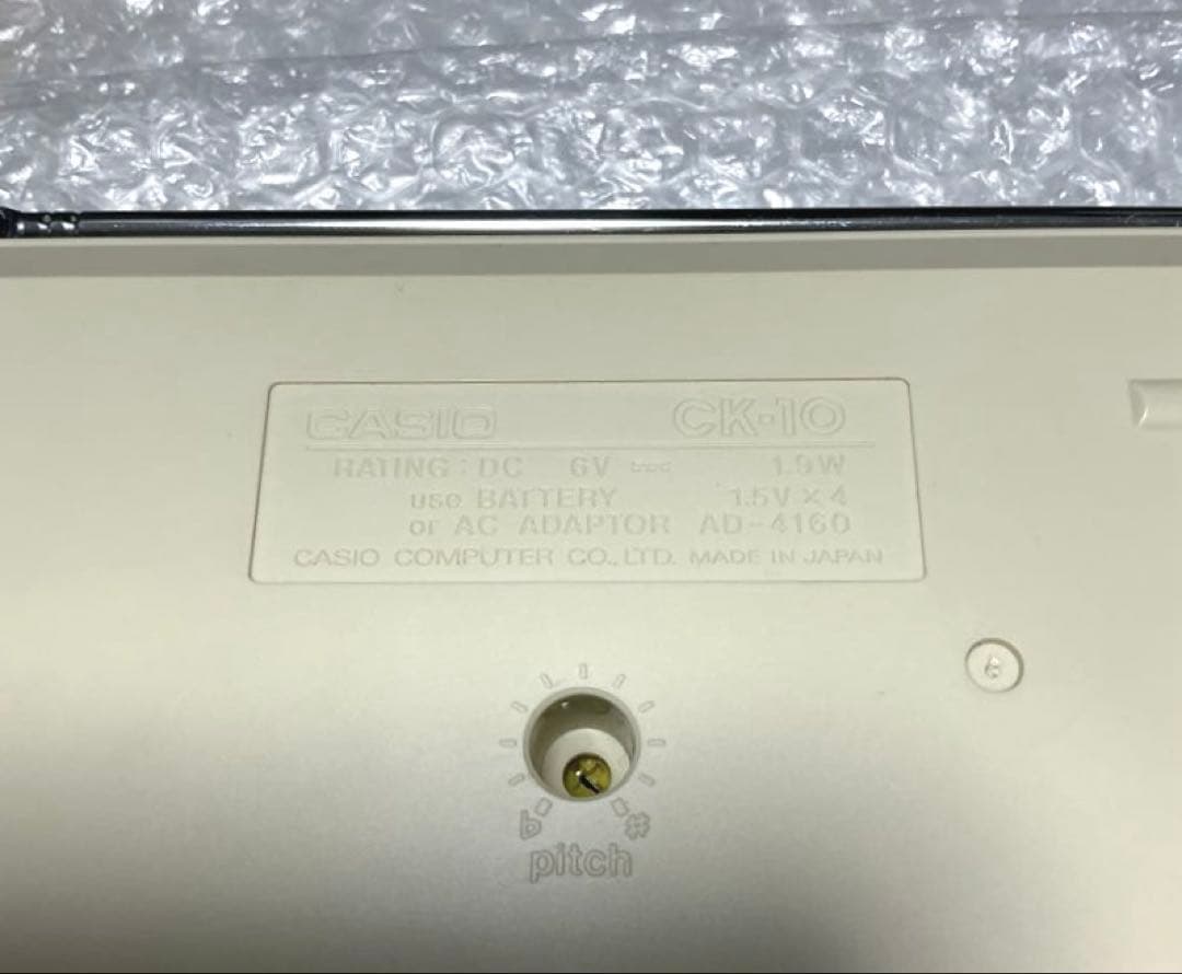 Casio CK-10☆美品中古☆状態良好☆AM/FMラジオ付き☆激レア希少☆