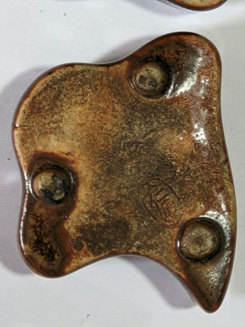 ♦野々村仁清？ 瀬戸釉 三足 香合 江戸時代 コレクション 骨董品 アンティーク