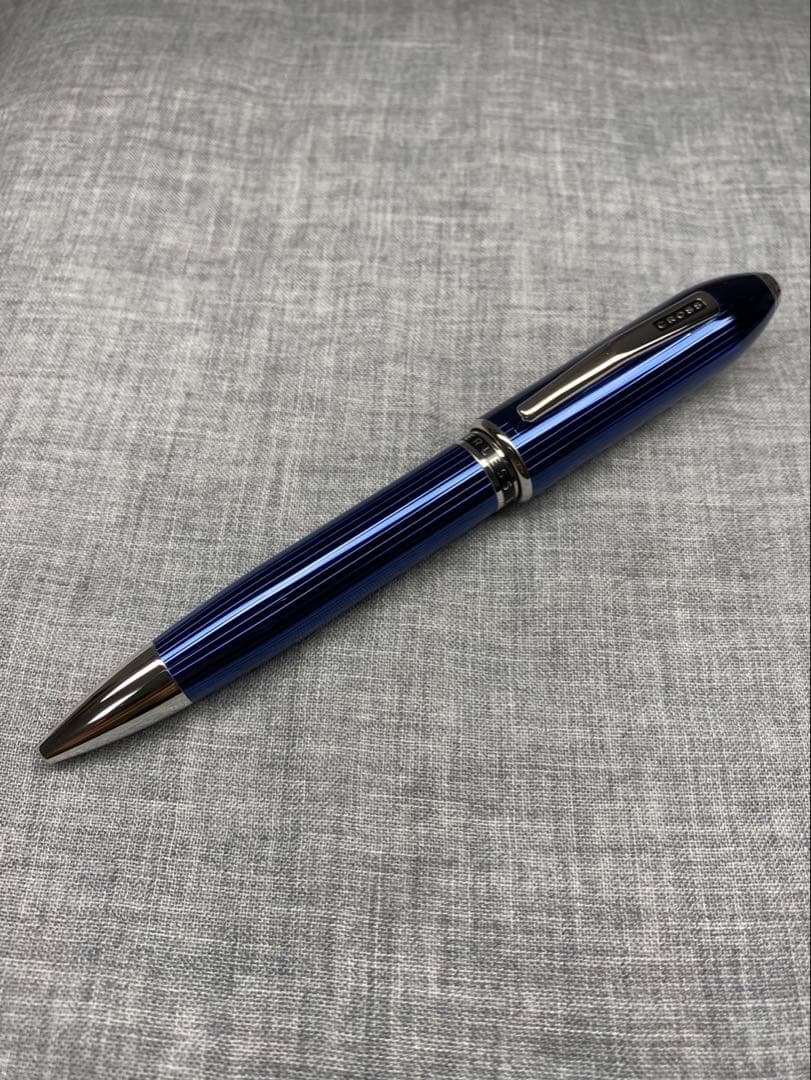 CROSS　クロス ボールペン ピアレス125 トランスルーセントクォーツブルー