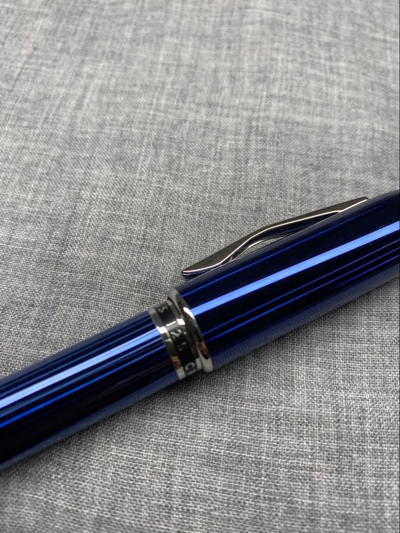 CROSS　クロス ボールペン ピアレス125 トランスルーセントクォーツブルー