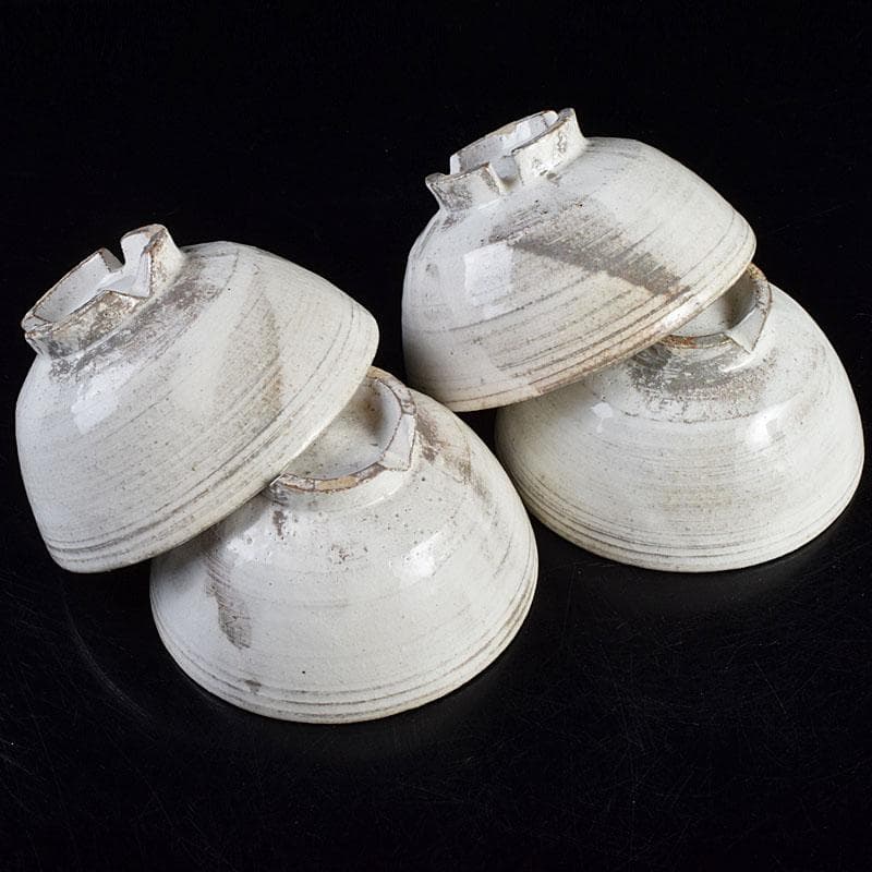 茶道具　萩焼　楽山窯造　数茶碗　十客　共箱　M　R9436B