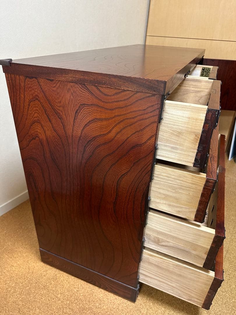 岩谷堂箪笥 伝統工芸品 和箪笥 チェスト 南部鉄器金具付き