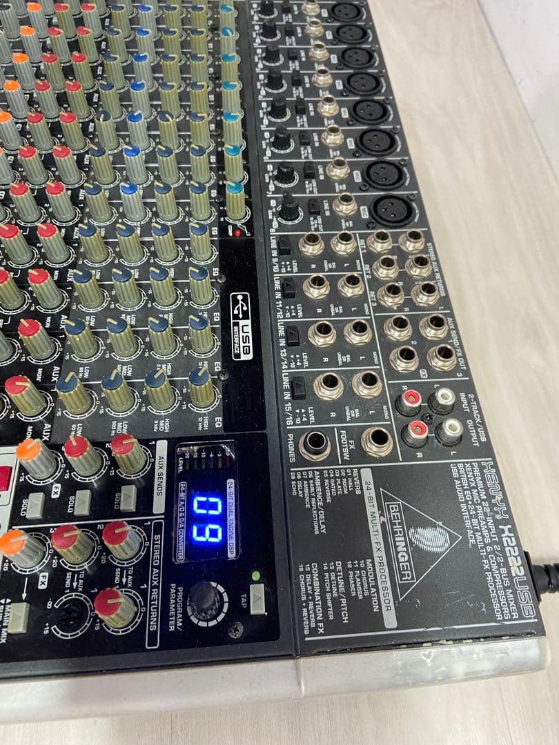 即日発送　BEHRINGER XENYX X2222USB ミキサー