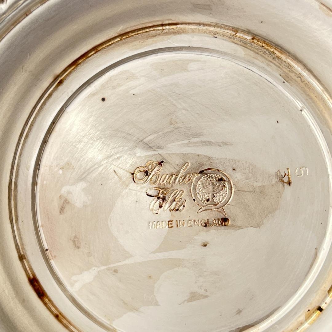 【Barker Ellis】 ビクトリアンのティーポット【シルバープレート】