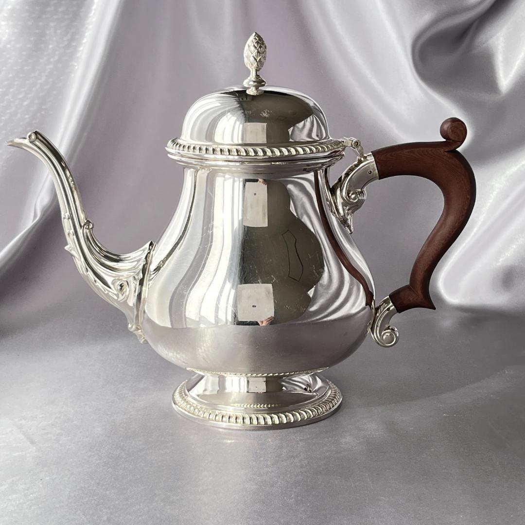 【Barker Ellis】 ビクトリアンのティーポット【シルバープレート】