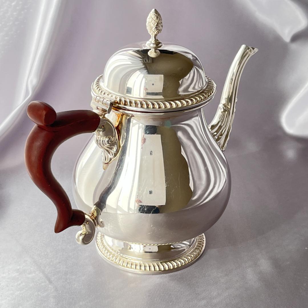 【Barker Ellis】 ビクトリアンのティーポット【シルバープレート】