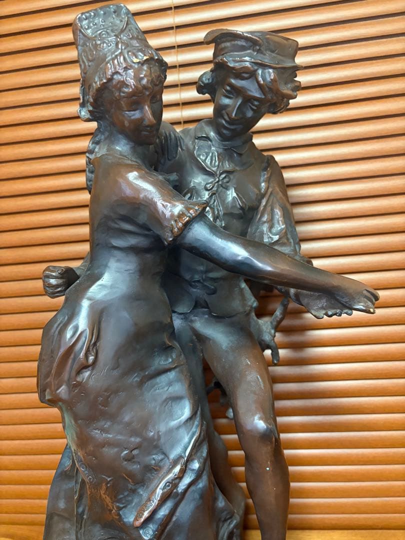 アンティーク　銅製　置物