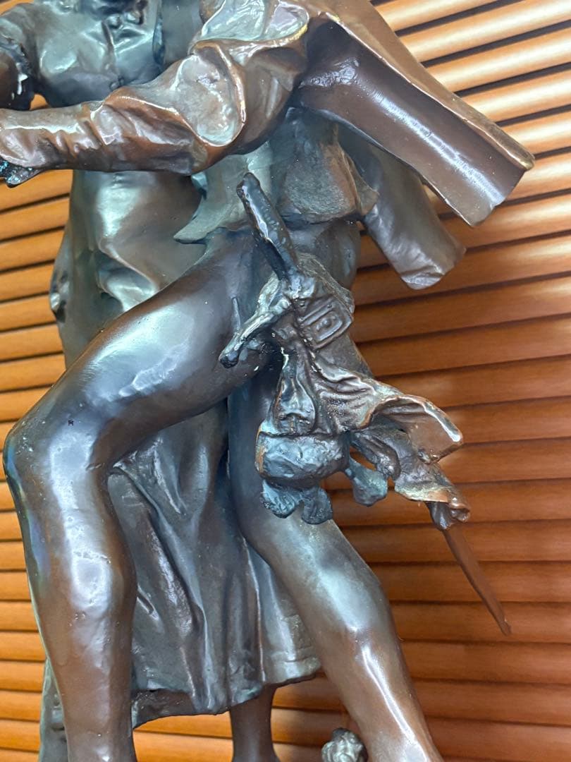 アンティーク　銅製　置物