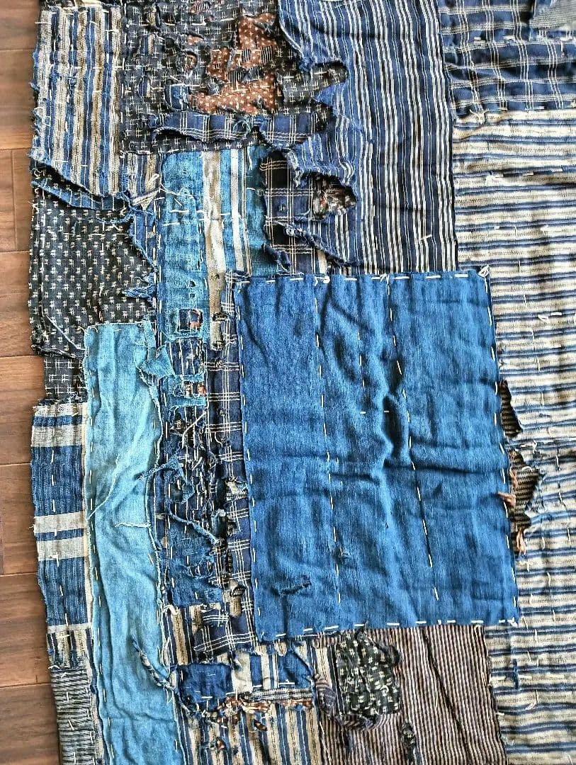 アートピース襤褸敷物　観賞用 boro japan vintage