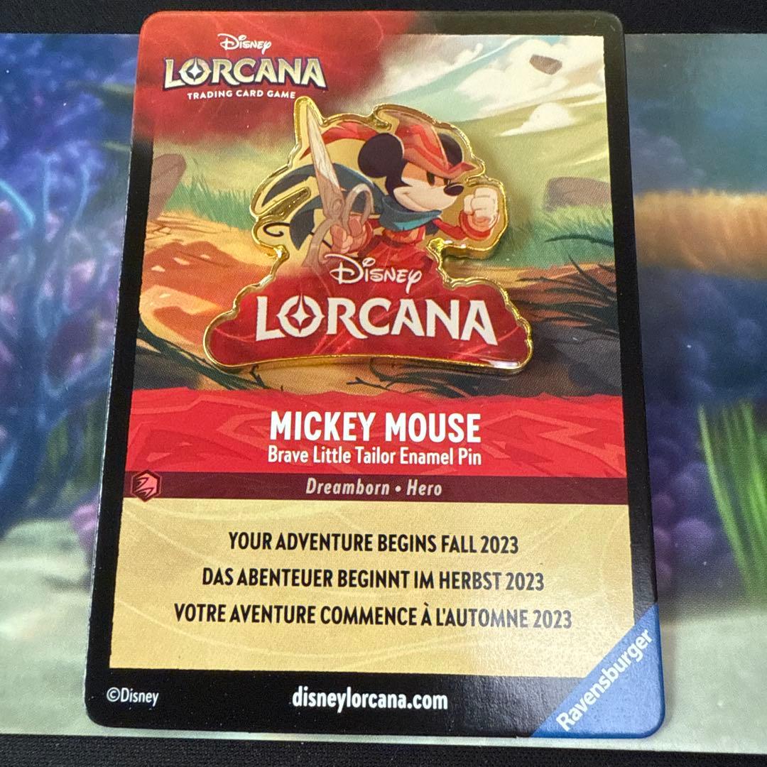 ディズニー ロルカナ ミッキーマウス ピンバッジ D23EXPO ロルカーナ
