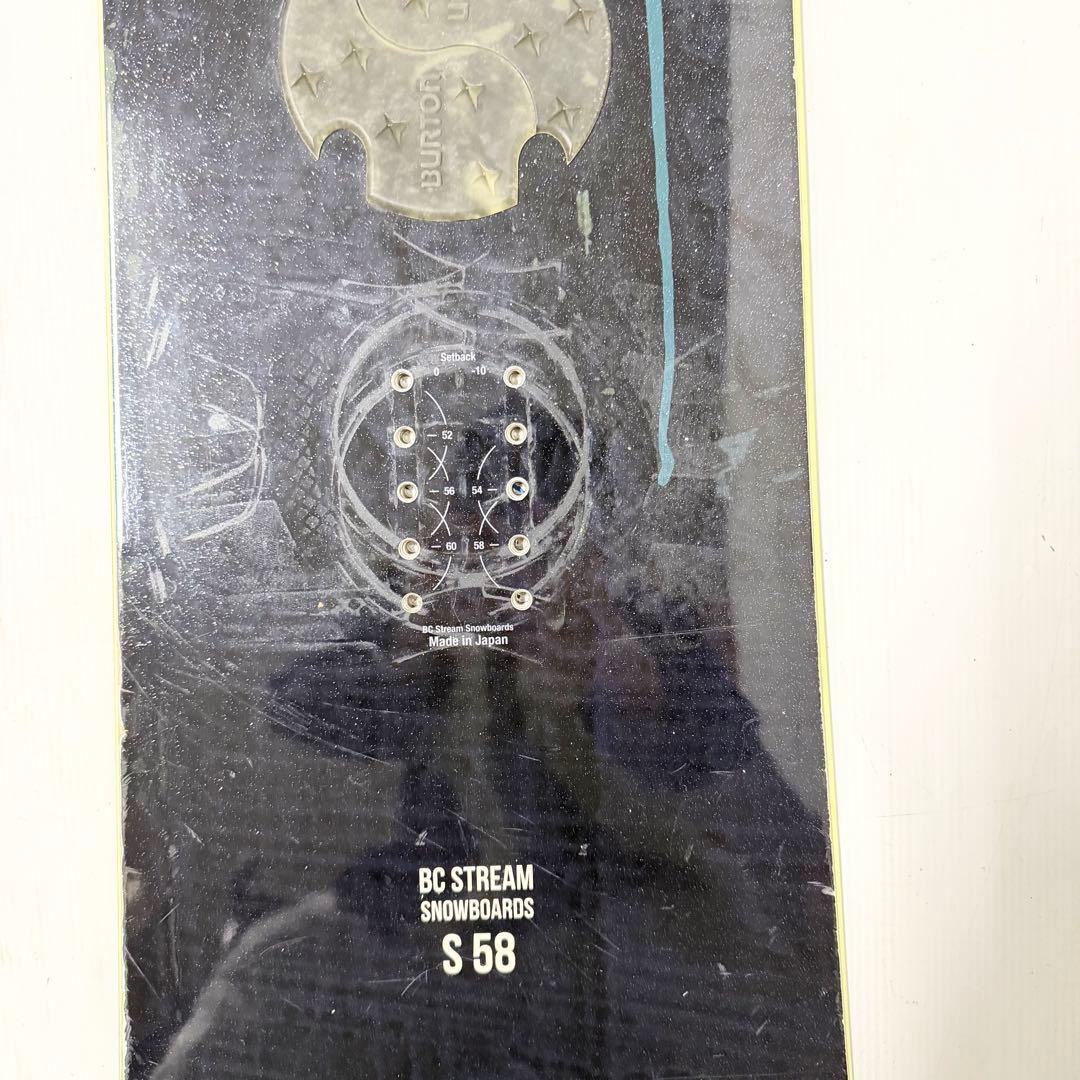 BC STREAM S58 スノーボード 158cm 美品 ビーシーストリーム
