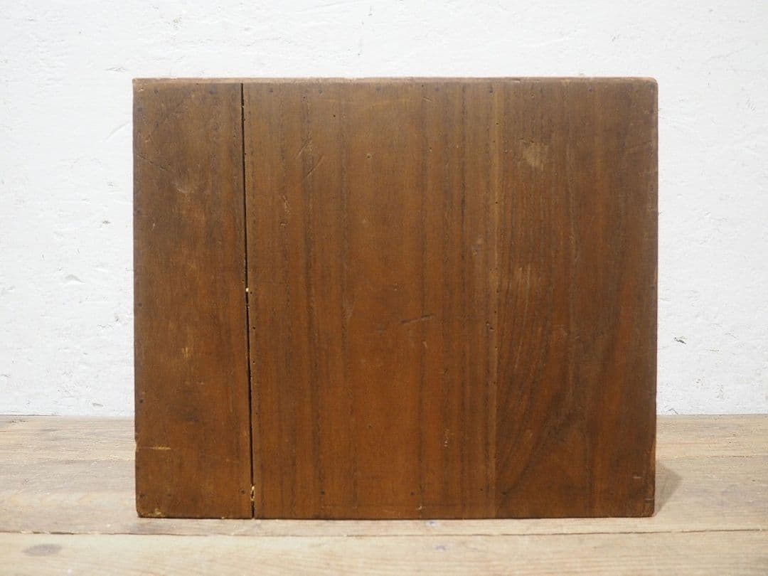 1378 ケンドン扉 レトロな桐の収納棚　ケース　古家具　古道具　アンティーク