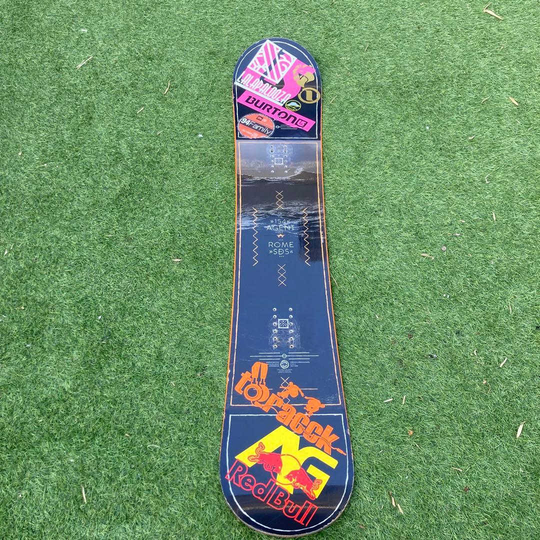 ROME SDS AGENT 154cm スノーボード 板ケース付き