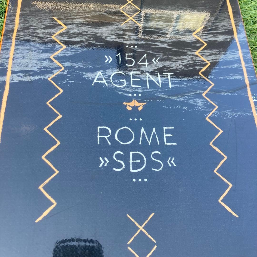ROME SDS AGENT 154cm スノーボード 板ケース付き