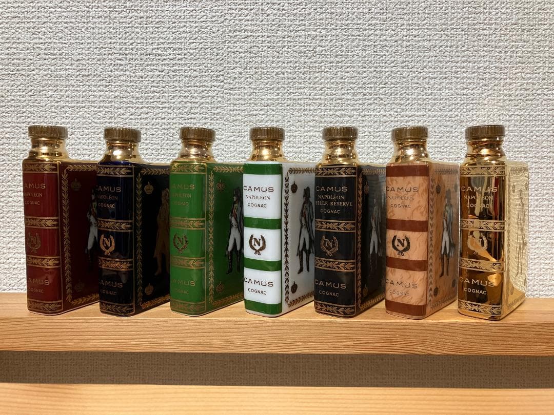未開封　ブランデー　カミュ　ブック　ナポレオン　ミニ　7本セット