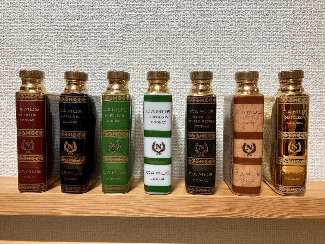 未開封　ブランデー　カミュ　ブック　ナポレオン　ミニ　7本セット