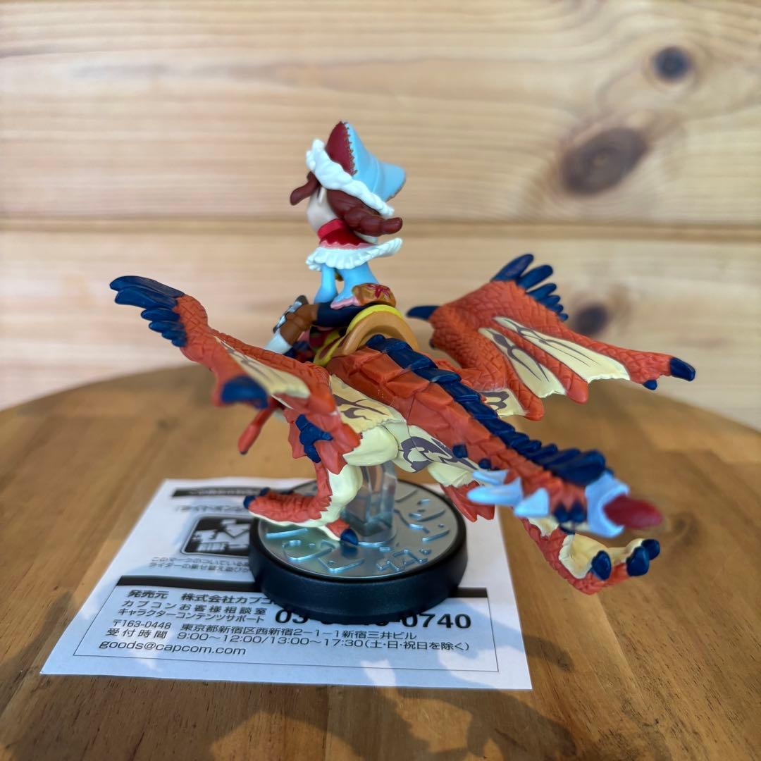 モンスターハンターストーリーズ amiibo 隻眼のリオレウス＆ライダー 女の子