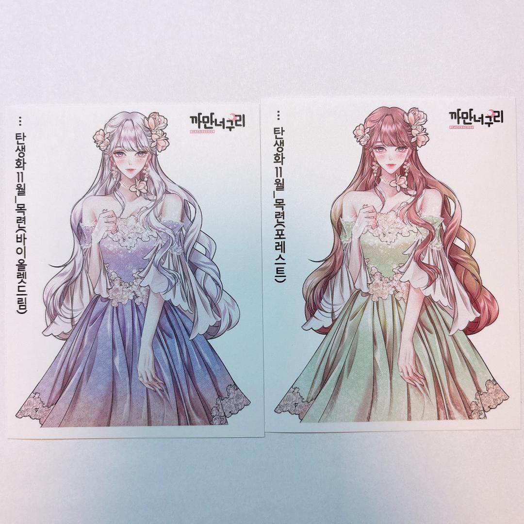 A4.人物ステッカー　韓国作家　黒いたぬき様　セット売り　ラスト１