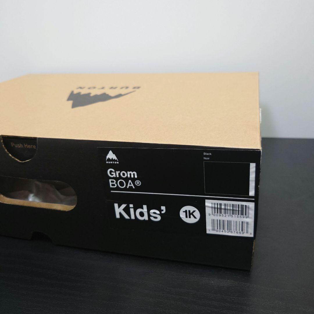 Burton Grom BOA 子供用スノーボードブーツ 1K(20cm)