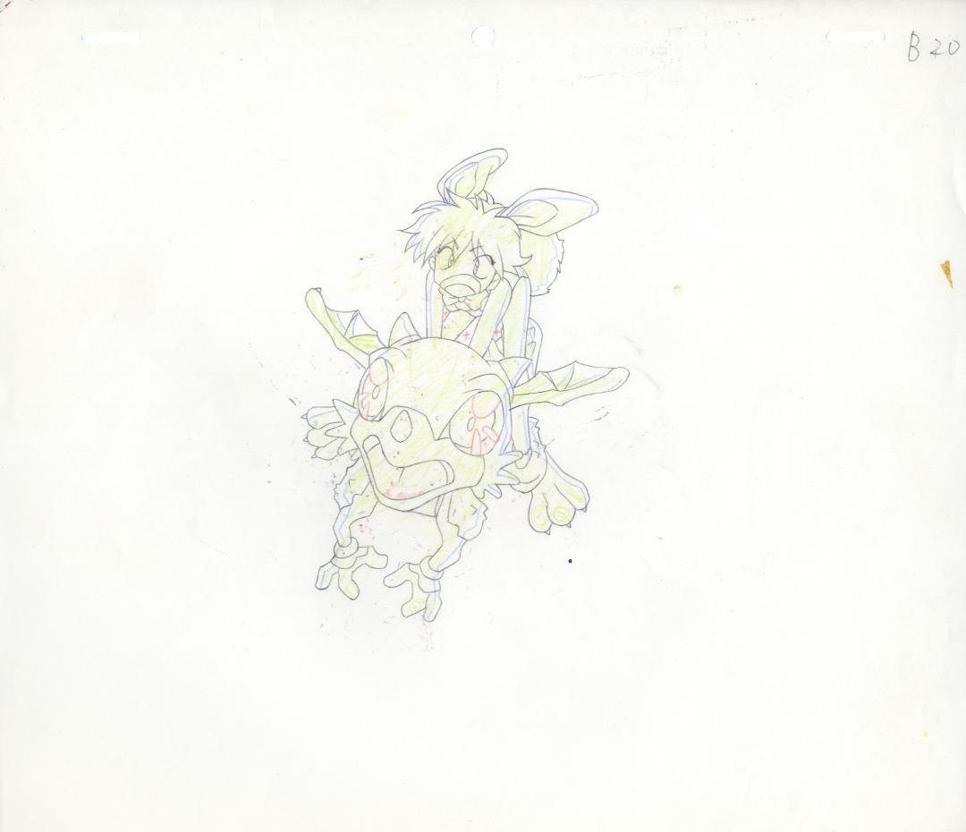 慶応遊撃隊 ゲーム 蘭未ちゃん セル画